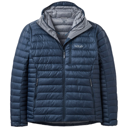 Muška jakna Rab Microlight Alpine Down Hoody plava Galaxy Blue