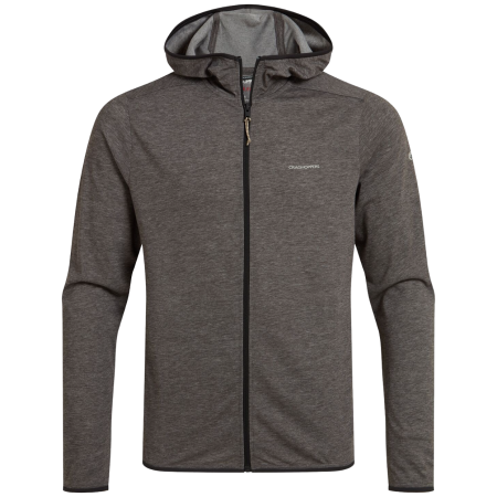 Muška dukserica Craghoppers NosiLife Deft Hooded Jacket siva Black Pepper Marl