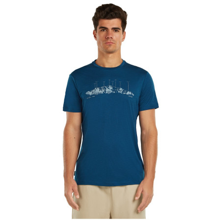 Muška majica Icebreaker Men Merino 150 Tech Lite SS Tee The Peaks