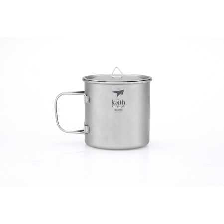 Šalica Keith Titanium Single-Wall Tit. Mug 650 ml siva