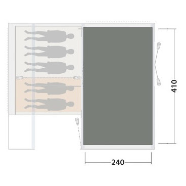 Tepisi za šator Outwell Cozy Carpet Maryland / Virginia 5 Air