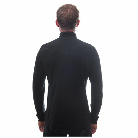 Muška dukserica Sensor Merino Upper kratki patentni zatvarač