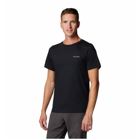 Muška majica Columbia Rapid Ridge™ Back Graphic Tee II crna/bež Black, Button Badge