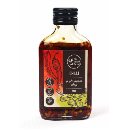 Gotova jela Na talijanskoj farmi Chilli v olivovém oleji crvena