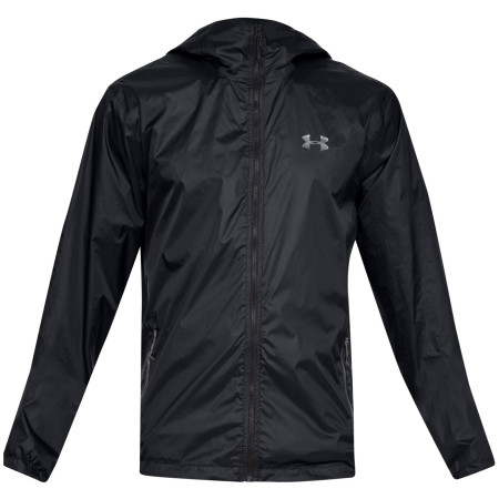 Muška jakna Under Armour Forefront Rain Jacket crna Black//Steel