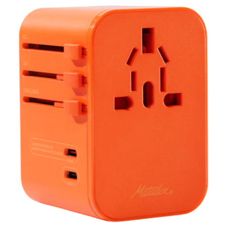 Adapter Matador Global Travel Adapter narančasta Orange