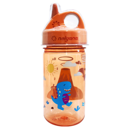 Dječja flašica Nalgene Grip ’n Gulp 350 ml plava/narančasta OrangeVolcano