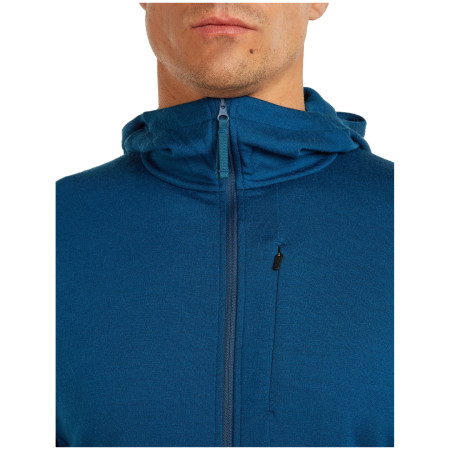 Muške funkcionalne majice dugih rukava Icebreaker M Mer 260 Quantum IV LS Zip Hoodie