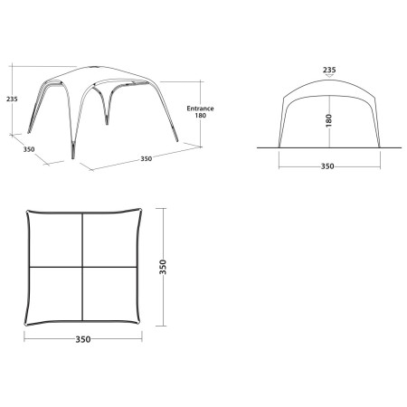 Zaklon Outwell Wakefield Shelter L