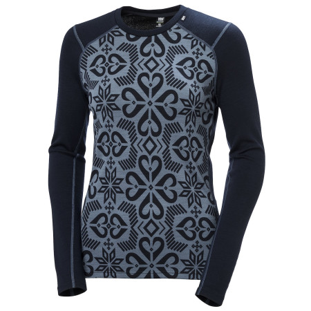 Ženska funkcionalna majica Helly Hansen W Lifa Merino Midw Gra Crew