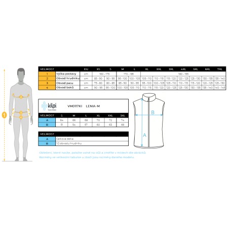 Muški prsluk Kilpi Lenia-M