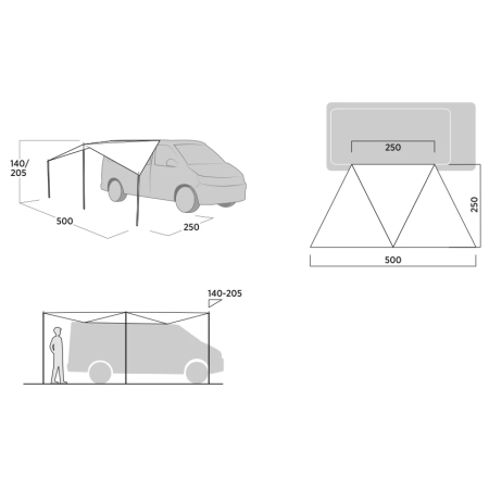 Zaklon Easy Camp Lom Tri Canopy II.