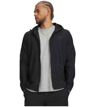 Muška jakna Under Armour Unstoppable Woven Jacket crna Black / / Black