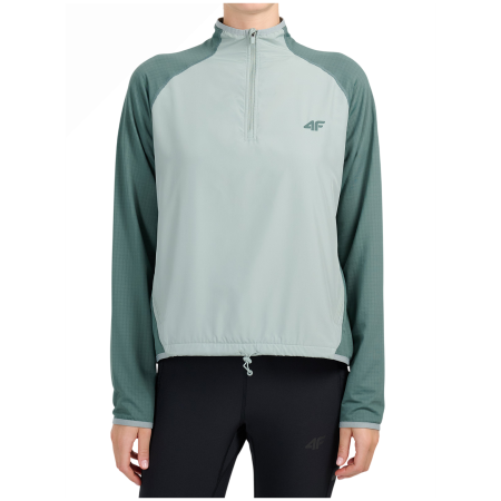 Ženska funkcionalna dukserica 4F Sweatshirt Fnk F0908 zelena/svijetlo zelena Teal