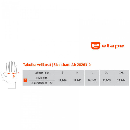 Muške rukavice Etape Air