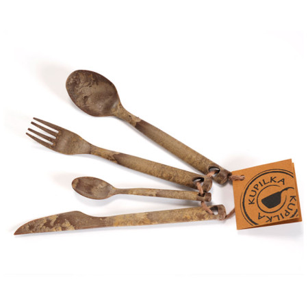 Set pribora za jelo Kupilka Cutlery smeđa Brown