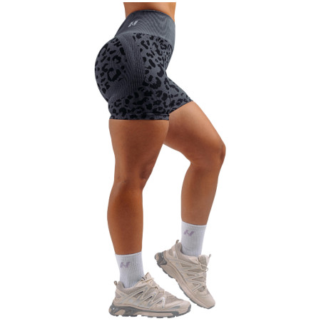 Ženske kratke hlače Nebbia Push-Up Compression Leopard Shorts Primal