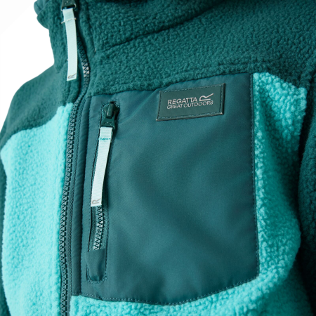 Dječja funkcionalna dukserica Regatta Junior Frankie Warm Fleece Mediterranea/Turquoise