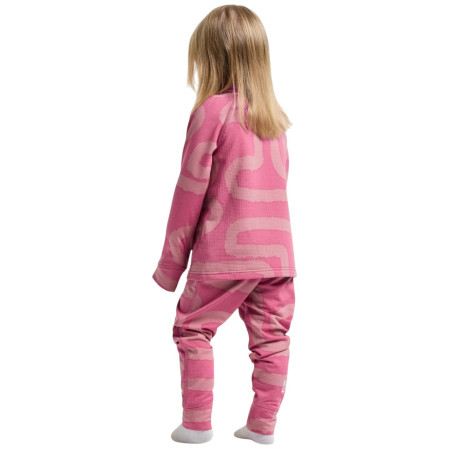 Dječje funkcionalno donje rublje Didriksons Jadis Kids Pr Set 5 Path Heather Pink