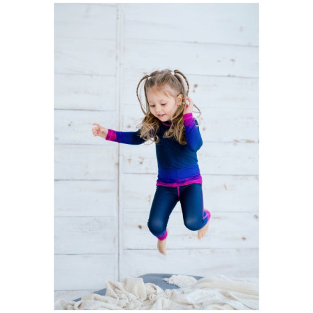 Dječja funkcionalna majica WAMU Mozaika purple