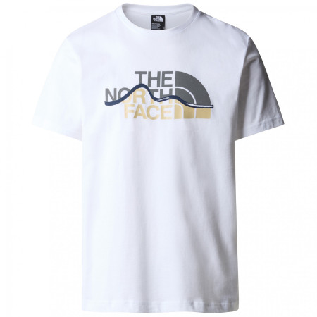 Muška majica The North Face M S/S Mountain Line Tee bijela