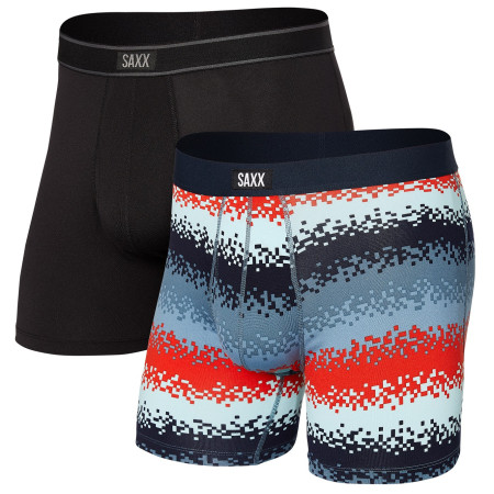 Bokserice Saxx Daytripper Boxer Brief Fly 2Pk crna