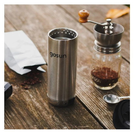 Termosica GoSun Brew 12 V a kávovar French Press