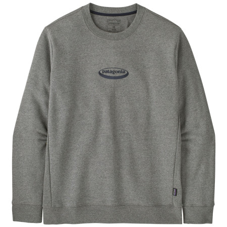 Muška dukserica Patagonia Men's '95 Oval Logo Uprisal Crew Sweatshirt siva Gravel Heather