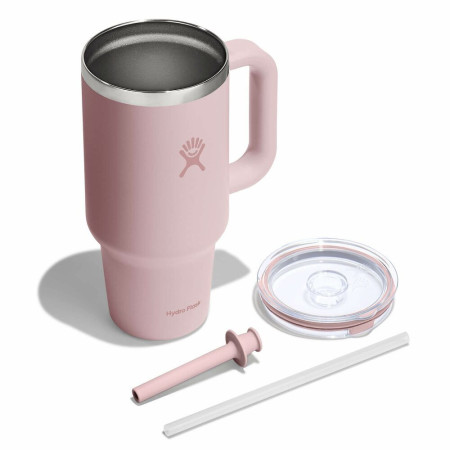 Termos Hydro Flask 32 Oz Travel Tumbler Clear Lid