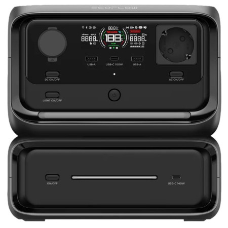 Stanica za punjenje EcoFlow River 3 Plus - přídavná baterie 300 crna černá