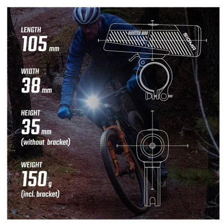 Prednje / zadnje svjetlo Sigma Buster 800 + Buster RL 80