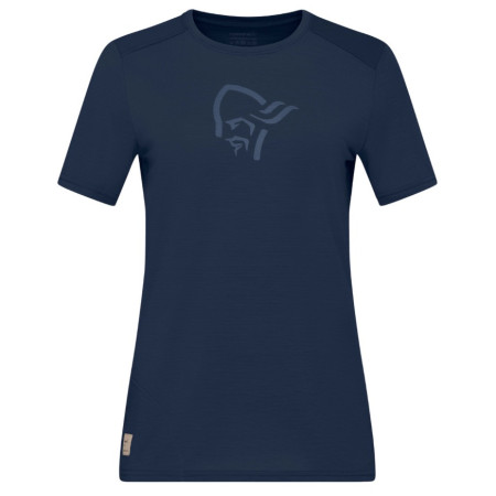 Ženska majica Norrona femund equaliser merino T-shirt tamno plava Indigo Night