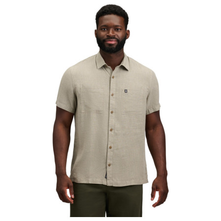 Muška košulja Black Diamond M Scenic Route Ss Shirt bež Pine Smoke-Chalk