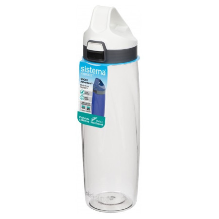 Boca za vodu Sistema TRITAN Adventum Online Range 900 ml bijela/crna