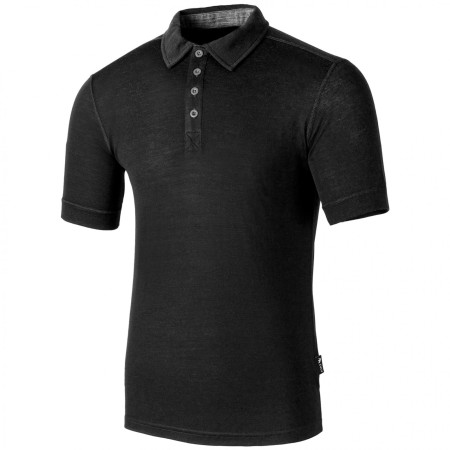 Muška majica Zulu Merino 160 Polo crna