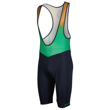 Muški biciklistički šorc Scott Bib Shorts M's RC Team ++ plava/zelena dark blue/amazon green
