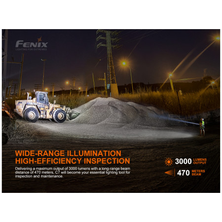 Baterijska lampa na punjenje Fenix C7