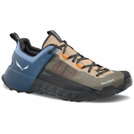 Muške cipele za planinarenje Salewa Wildfire Nxt Gtx M bež/plava Quicksand/Dark Denim