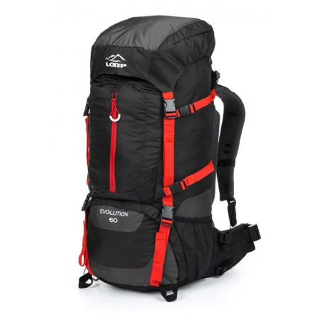 Turistički ruksak Loap batoh Evolution 60 l crna Black