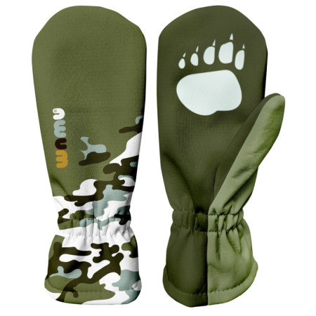 Dječje softshell rukavice WAMU Khaki kaki KHAKI