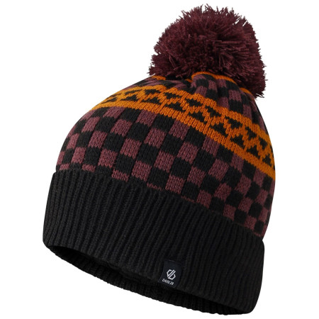 Kapa Dare 2b Pom beanie narančasta/boja vina Fig