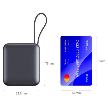 Power bank eksterne baterije Swissten 10000 mAh USB-C / Lightning