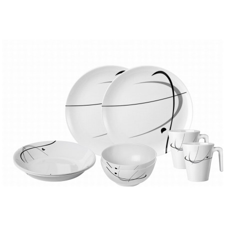 Set posuđa Brunner Set tête-à-tête Serenade 8 pcs bijela