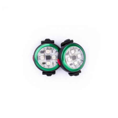 Svjetlo za psa Curli Luumi Safety LED Lights rechargeable tamno zelena