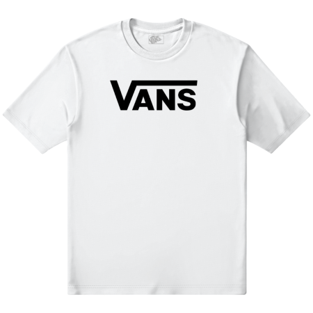 Muška majica Vans Classic Drop V SS Crew Tee-B bijela White/Black