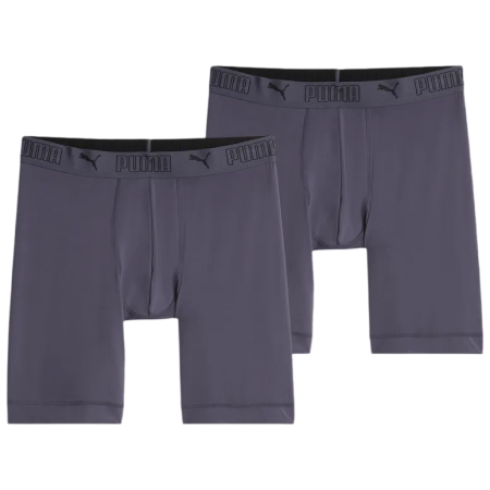 Muške bokserice Puma Sport Microfiber Long Boxer 2P