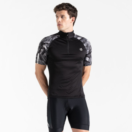 Muški biciklistički dres Dare 2b Riding Jersey crna Black/Black Shift