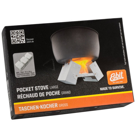 Kuhala na alkohol Esbit Pocket Stove 12 x 14 g
