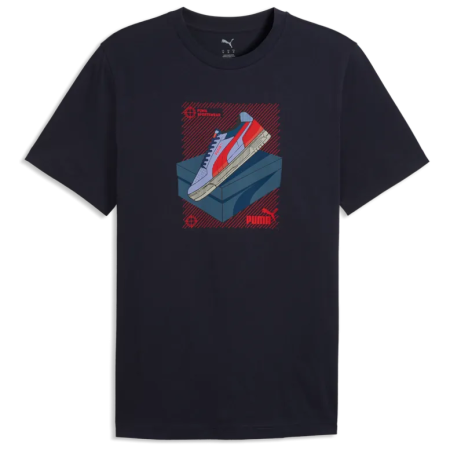 Muška majica Puma Graphic Tee tamno plava New Navy