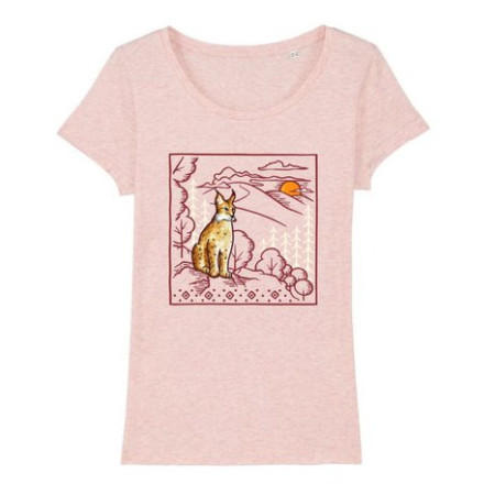 Ženska majica Česke parky Lynxie ružičasta